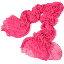 Taotown's Womens Girl Cy Color silk chiffon scarf Wrap Shawl Pashmina Scarves ILML