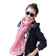 Taotown's Womens Girl Cy Color silk chiffon scarf Wrap Shawl Pashmina Scarves ILML