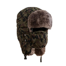 Camouflage Thicken Hat Wind Mask Cold-proof Rimq ILML