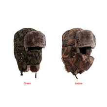 Camouflage Thicken Hat Wind Mask Cold-proof Rimq ILML