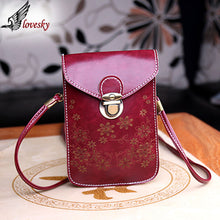 Shoulder Diagonal Envelope-style PU Leather Retro Mini Hasp Bag Square Floral Purse Freeshiiping ILML