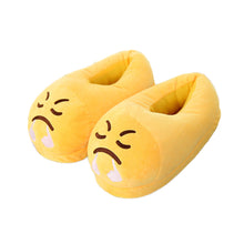 EVA Cotton Plush Home Slippers women men Indoor Warm Expression Emoji Slipper Soft House Shoes ILML
