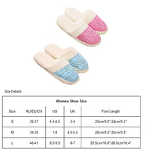 Soft Cotton-padded Home Slippers Letter women men Indoor Slipper Warm House Shoes chaussure ILML