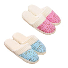 Soft Cotton-padded Home Slippers Letter women men Indoor Slipper Warm House Shoes chaussure ILML