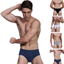 3XL Men's Sexy Bamboo Fiber Underwear Shorts Men Underpants Soft Briefs ILML