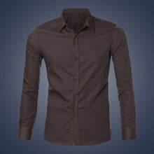 Mens Luxury Stylish Casual Dress Slim Fit Shirt Casual Long Sleeve ILML