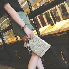 Small Casual Party Women Hbags Clutch Bag Hmade Straw Envelopes Bag for teenage girls Ladies Bolsos Mujer ILML