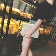 Small Casual Party Women Hbags Clutch Bag Hmade Straw Envelopes Bag for teenage girls Ladies Bolsos Mujer ILML