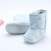 Super Warm Baby Ankle Snow Boots Infant Shoes Pink Khaki Antiskid Keep Warm Baby Shoes First Walkers ILML