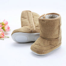 Super Warm Baby Ankle Snow Boots Infant Shoes Pink Khaki Antiskid Keep Warm Baby Shoes First Walkers ILML