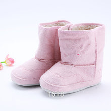 Super Warm Baby Ankle Snow Boots Infant Shoes Pink Khaki Antiskid Keep Warm Baby Shoes First Walkers ILML