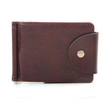Ultra-thin Leather Money Clip Slim Wallets ID Credit Card Purse  ILML