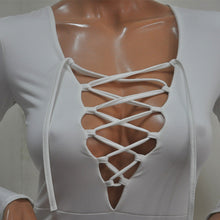 Women Bandage Romper Ladies Cotton Stretch Leotard Top Bodysuit LY3 ILML