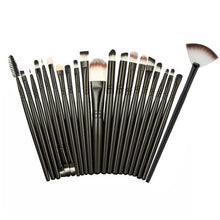 MAANGE 2 Makeup Brushes Pro Powder Blush Foundation Eyeshadow Eyeliner Lip Rose Gold Blush Cosmetic Tools ILML