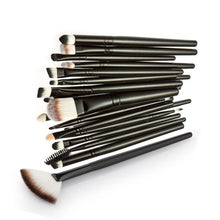 MAANGE 2 Makeup Brushes Pro Powder Blush Foundation Eyeshadow Eyeliner Lip Rose Gold Blush Cosmetic Tools ILML