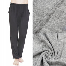 Men's Solid Knit Causal Slacks Pajamas Pants LY3 ILML