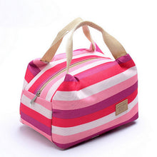 Portable Picnic Thermal Insulated Food Storage Canvas Aluminum Zipper Box Tote Bento Pouch Lunch Bag  ILML
