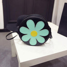 Chain Flower Printind Shoulder Bags Ladies PU Leather Hbags Women Messenger Bags Crossbody Small Bag ILML
