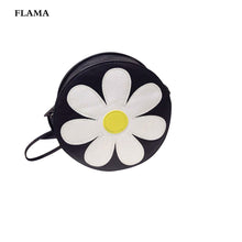 Chain Flower Printind Shoulder Bags Ladies PU Leather Hbags Women Messenger Bags Crossbody Small Bag ILML