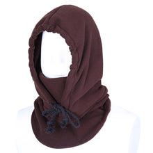 Thicker Fleece Warm Wind Protection Face Mask Scarf Hat ILML