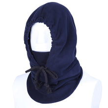 Thicker Fleece Warm Wind Protection Face Mask Scarf Hat ILML