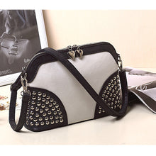 Retro Vintage Women Chain Nubuck Leather Hbag Tote Trendy Shoulder Bags Messenger Bag Rivet Cross body bag Bolsas  ILML