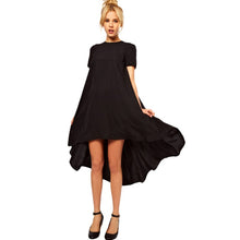 Sexy Lady Dovetail Pendulum Swing Short-Sleeve Party Cocktail Mini Dress S28 LY3 ILML
