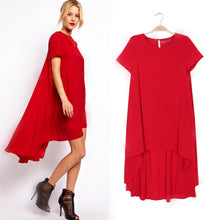 Sexy Lady Dovetail Pendulum Swing Short-Sleeve Party Cocktail Mini Dress S28 LY3 ILML