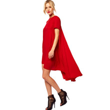 Sexy Lady Dovetail Pendulum Swing Short-Sleeve Party Cocktail Mini Dress S28 LY3 ILML