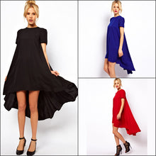 Sexy Lady Dovetail Pendulum Swing Short-Sleeve Party Cocktail Mini Dress S28 LY3 ILML