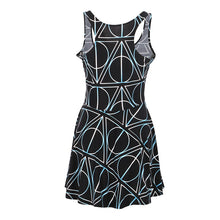 Sexy Women Casual Dress Deathly Hallows Reversible Skater Dress LY3 ILML