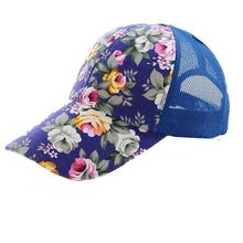 Spotrs Loose Baseball Hat Lady Hat Sun Hat Sun Shade Net Floral Hat Cap ILML