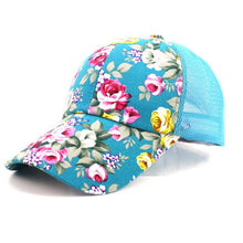 Spotrs Loose Baseball Hat Lady Hat Sun Hat Sun Shade Net Floral Hat Cap ILML