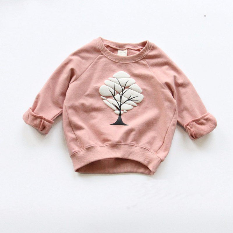 Boys Girls Sweatshirts Baby Children Clothes Cotton Casual Kids Sweatshirts Hoodies Tops ILML