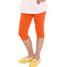 Candy Color Kids Baby Girls Cotton Leggings Pants Children Cropped Capris ILML