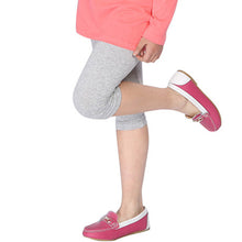 Candy Color Kids Baby Girls Cotton Leggings Pants Children Cropped Capris ILML