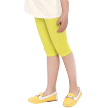 Candy Color Kids Baby Girls Cotton Leggings Pants Children Cropped Capris ILML