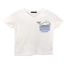 Children's Boy T-shirt Delicate Dolphin Pattern Cotton Short-sleeved T-shirts Outwear Kids Clothes ILML