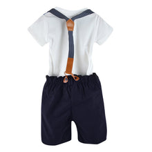 Clothing Sets Baby Sailor Suits For Boys kids Pants  Top Boys Navy Children Clothes 0-5Y LE2 ILML