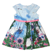 Girls Princess Tutu Dress 2-6Y Rabbit Print One Picee Kids Sleeveless Dresses Sundress ILML