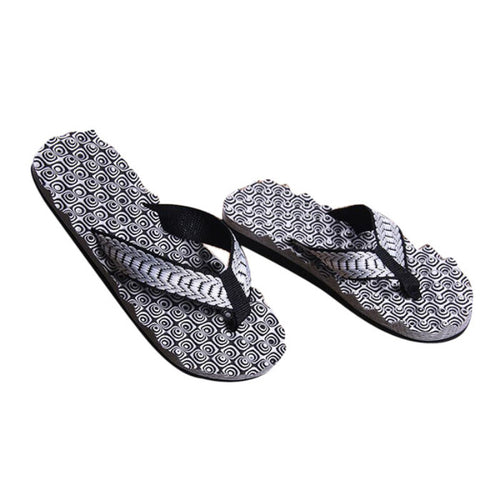 Men Flip-flops Slippers Shoes Comfortable Massage Beach Sals Home Beach Slipper indoor Flat Shoes ILML