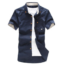 Men Shirt Casual Small Mushroom Embroidery Men Shirts ILML