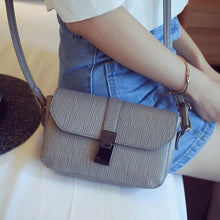 Trendy Women Plug Lock Leather Hbag Cross Body Single Shoulder Bag Women's Messenger Bags Clutch Purse Bolsas  ILML