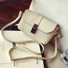 Trendy Women Plug Lock Leather Hbag Cross Body Single Shoulder Bag Women's Messenger Bags Clutch Purse Bolsas  ILML