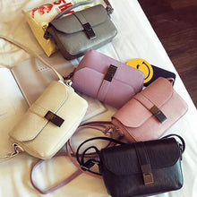 Trendy Women Plug Lock Leather Hbag Cross Body Single Shoulder Bag Women's Messenger Bags Clutch Purse Bolsas  ILML