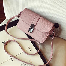 Trendy Women Plug Lock Leather Hbag Cross Body Single Shoulder Bag Women's Messenger Bags Clutch Purse Bolsas  ILML