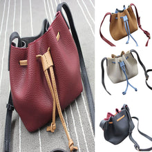 Trendy Women Tassels Single Shoulder Bag Leather String Women Messenger Bags Tote Bucket Famous Crossbody Hbag ILML
