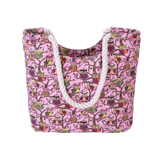 Vintage owl Printing Lady Women Messenger bags Cotton Canvas Hbag Tote Shoulder Bag Bolsas Bolsa Feminina  ILML