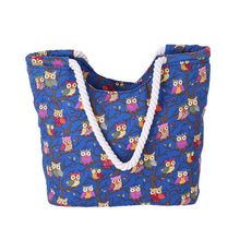 Vintage owl Printing Lady Women Messenger bags Cotton Canvas Hbag Tote Shoulder Bag Bolsas Bolsa Feminina  ILML