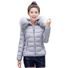 Jacket Coat Women Slim Thickening Down Parkas Cotton-padded Jacket Outerwear Clothes ILML